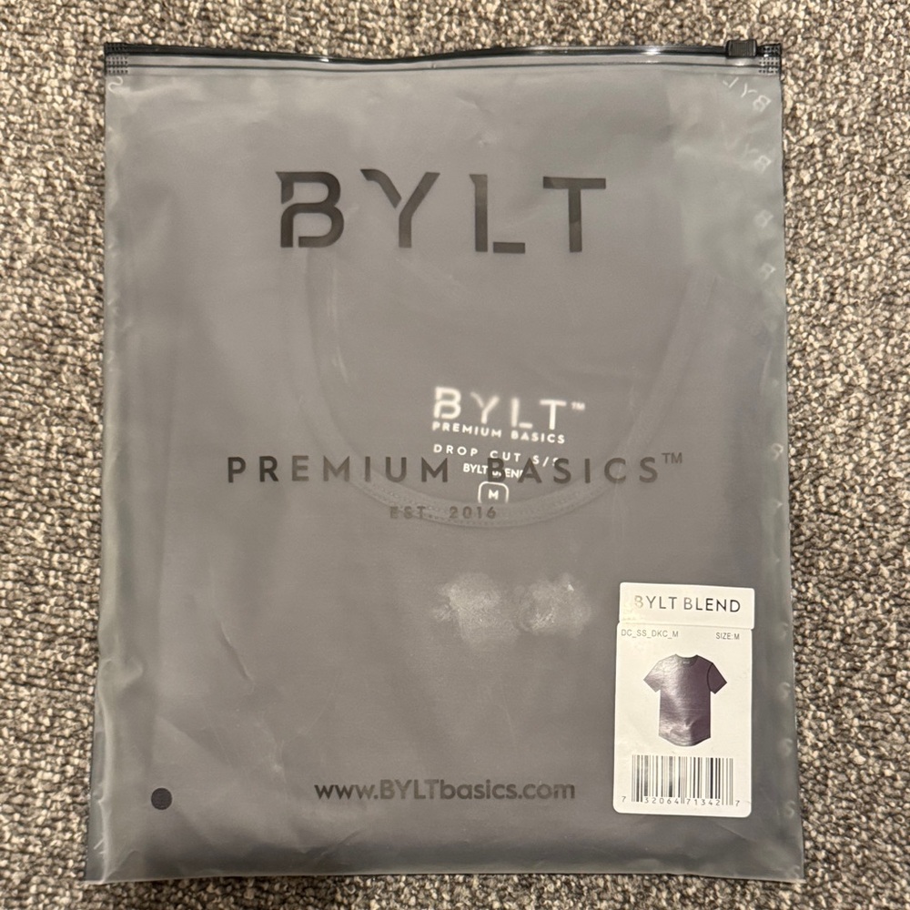 BYLT Basics Gray Short Sleeve Tee
